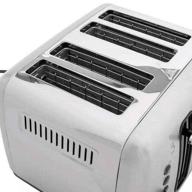 Cookworks 4 Slice Toaster - Stainless Steel - gallery image 4