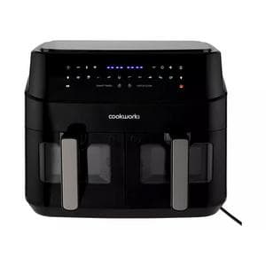 Cookworks 9L Dual Air Fryer - Black