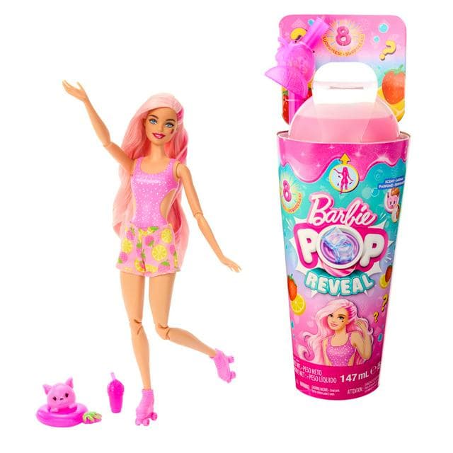 Barbie Pop Reveal Fruit Series Scented Doll & Surprise Assortment - gallery image 1