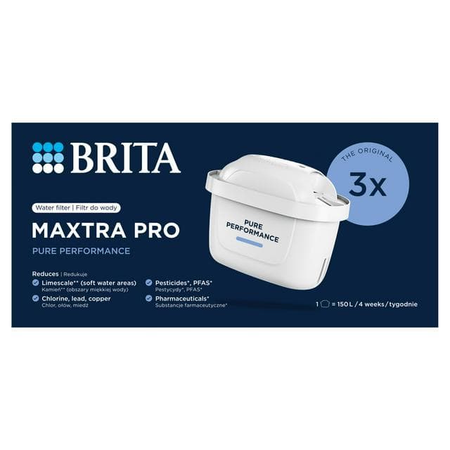 BRITA MAXTRA PRO Pure Performance Water Filter Cartridge - 3 Pack  - gallery image 1
