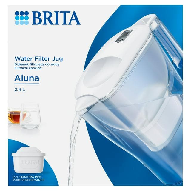 BRITA Aluna Water Filter Jug White 2.4L - gallery image 1