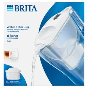 BRITA Aluna Water Filter Jug White 2.4L