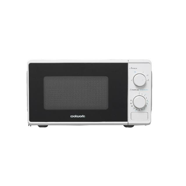 Cookworks 700W Standard Microwave MM7 - White - gallery image 1