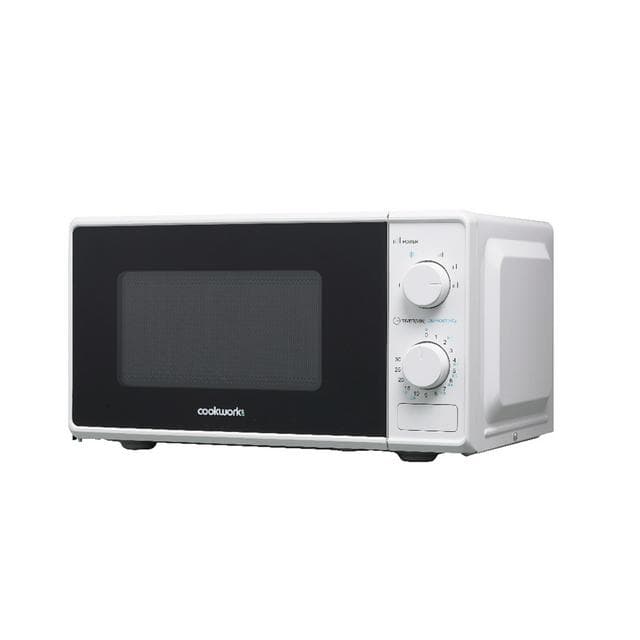 Cookworks 700W Standard Microwave MM7 - White - gallery image 2