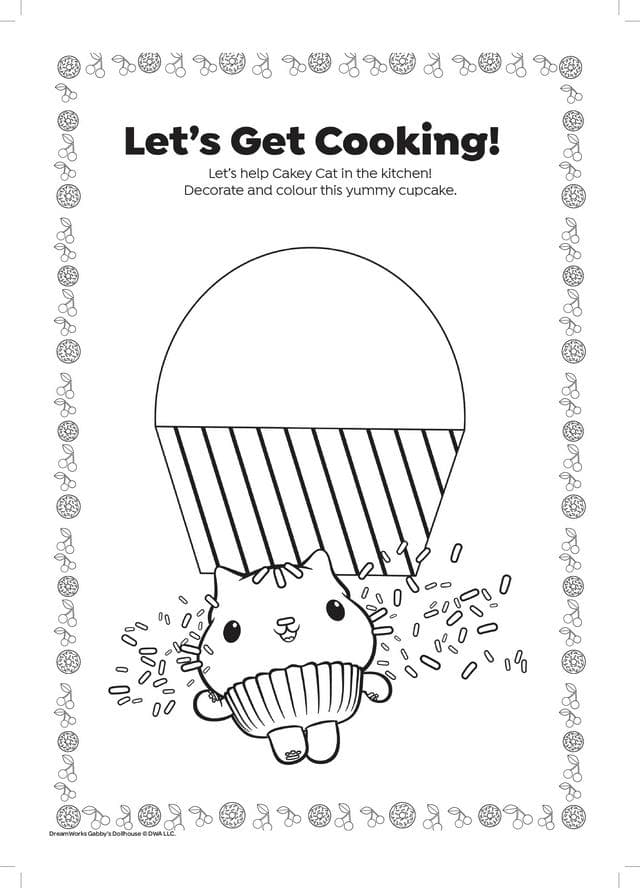 Gabby's Dollhouse Jumbo Colouring Book - gallery image 3