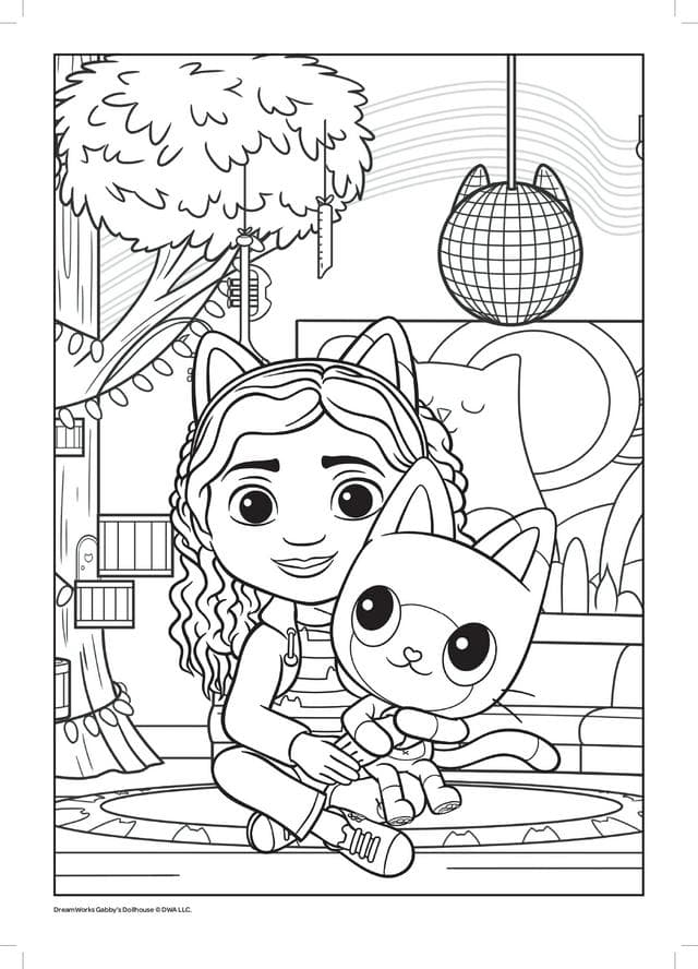 Gabby's Dollhouse Jumbo Colouring Book - gallery image 5