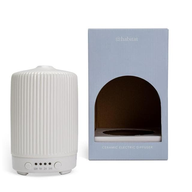 Habitat Ribbed Ceramic Electric Diffuser - gallery image 1