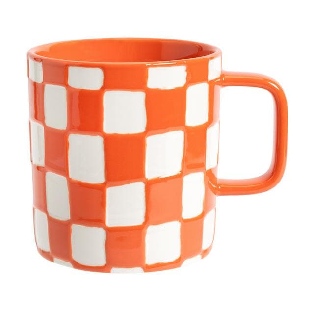 Habitat Checkerboard Wax Resist Mug - gallery image 1