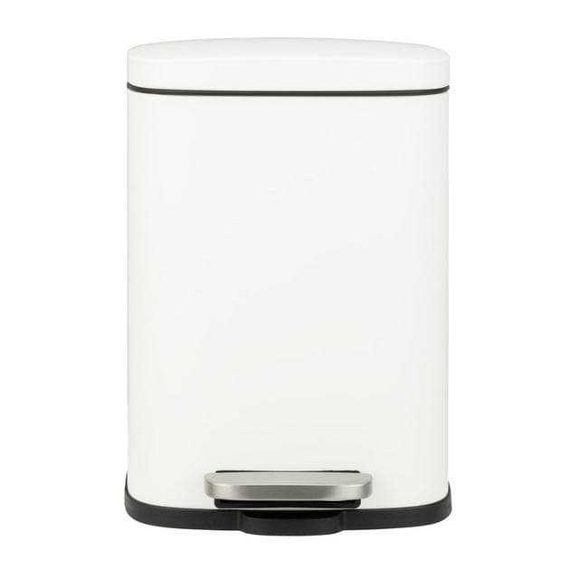 Sainsbury's Home Rectangular Bathroom Pedal Bin - White - gallery image 4