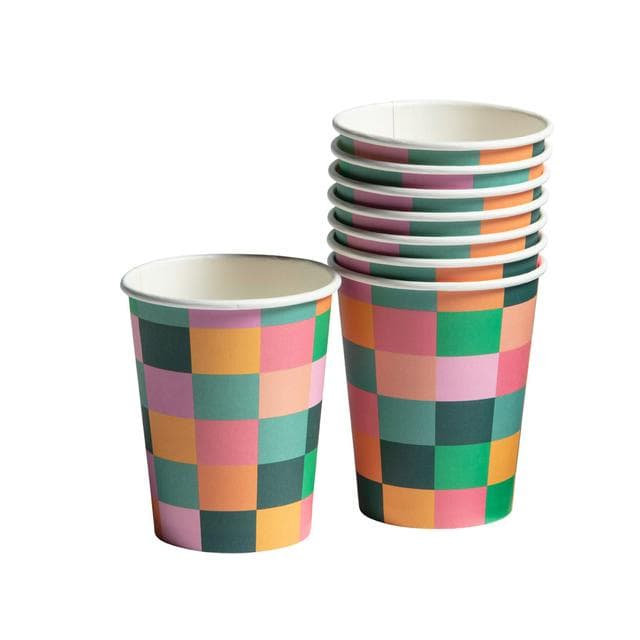 Sainsbury's Home Rio Carnival Paper Cups 8pk - gallery image 1
