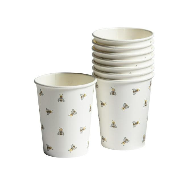 Sainsbury's Home Floral Bee Cups 8pk - gallery image 1
