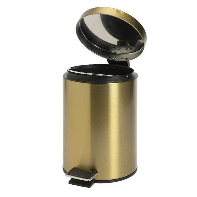 Sainsbury's Home 3L Bathroom Bin - Gold - gallery image 3