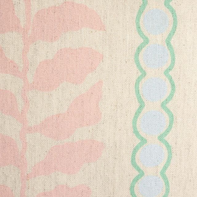 Habitat Panelled Leaf Print Cushion 43x43  - gallery image 4