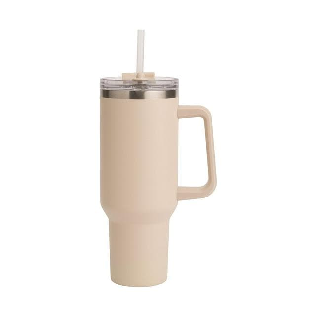 Sainsbury's Home Travel Cup Beige 1180ml - gallery image 1