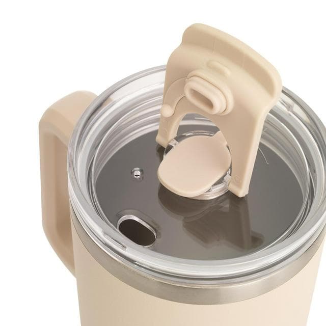 Sainsbury's Home Travel Cup Beige 1180ml - gallery image 2