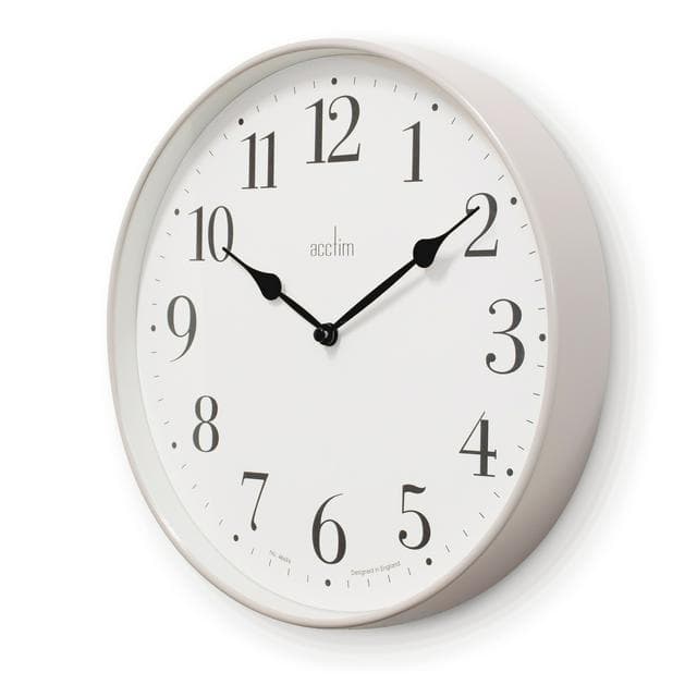 Acctim Denham Wall Clock in Mocha 30cm - gallery image 2