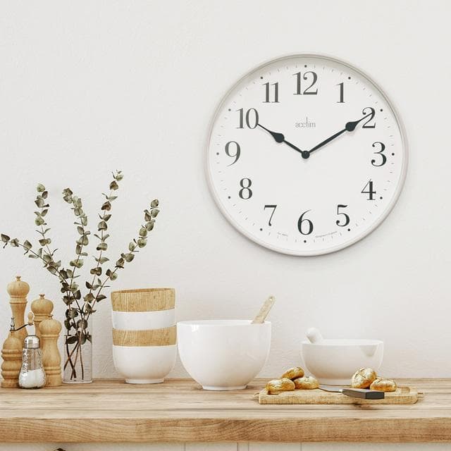 Acctim Denham Wall Clock in Mocha 30cm - gallery image 4
