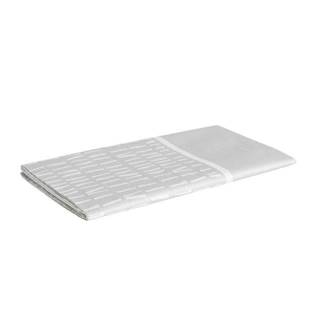 Sainsbury's Home Patterned Paper Tablecover - Grey - 120x180cm - gallery image 1