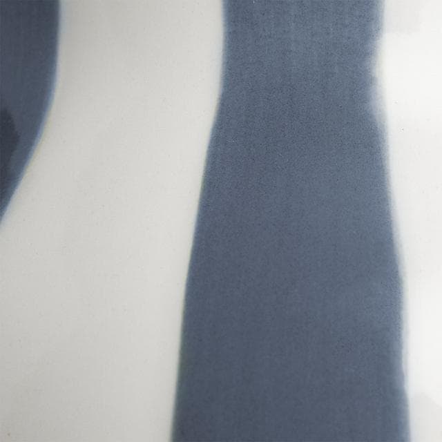 Habitat Hand Painted Stripe Vase Blue - gallery image 2