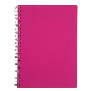 Sainsbury's Home Wiro Notebook Pink A4