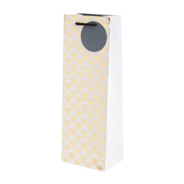 Sainsbury's Glam Geo Bottle Gift Bag For Champagne Prosecco Wine - gallery image 1