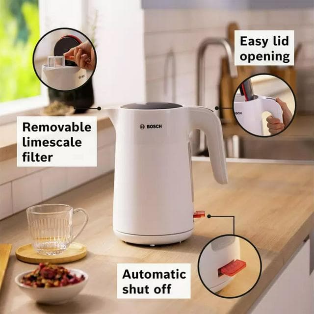 Bosch TWK2M161GB MyMoment Excite White Kettle - gallery image 2
