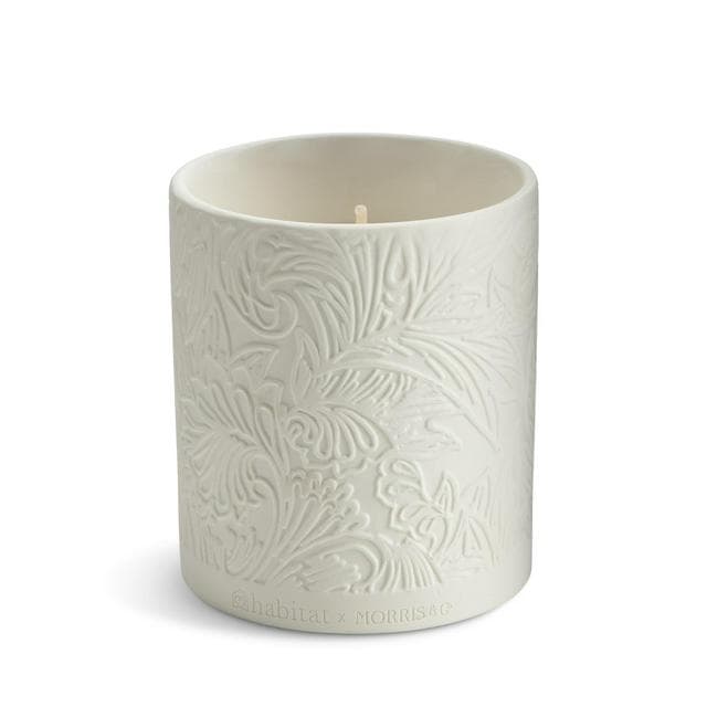 Habitat x Morris & Co. Willow & Cedarwood Ceramic Candle - gallery image 3