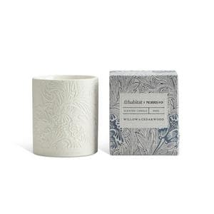Habitat x Morris & Co. Willow & Cedarwood Ceramic Candle