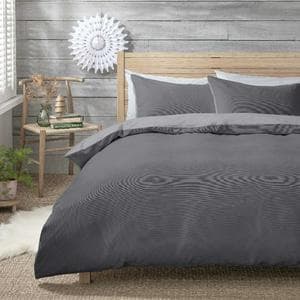 Habitat Cord Charcoal Bedding Set