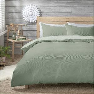 Habitat Cord Light Green Bedding Set - King