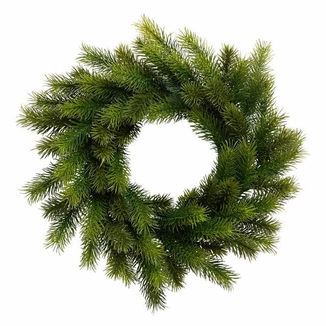Sainsbury's Home Plain Foliage Christmas Wreath - gallery image 2