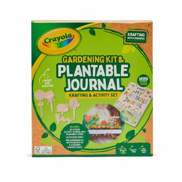 Crayola Plantable Journal & Mini Garden Kit - gallery image 1