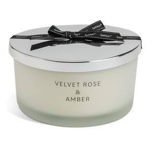 Habitat Luxe Velvet Rose & Amber XL Candle with Lid
