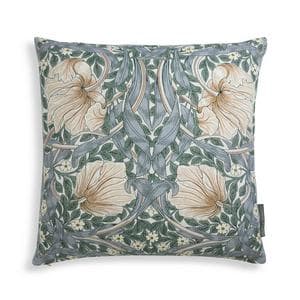Habitat x Morris & Co. Pimpernel Cushion - Blue - 50x50cm