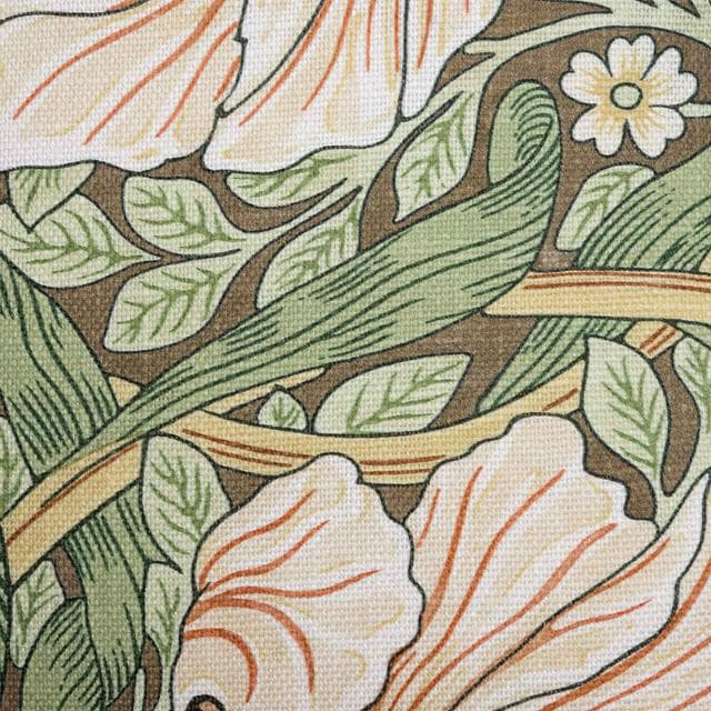 Habitat x Morris & Co. Pimpernel Cushion - Green - 50x50cm - gallery image 2