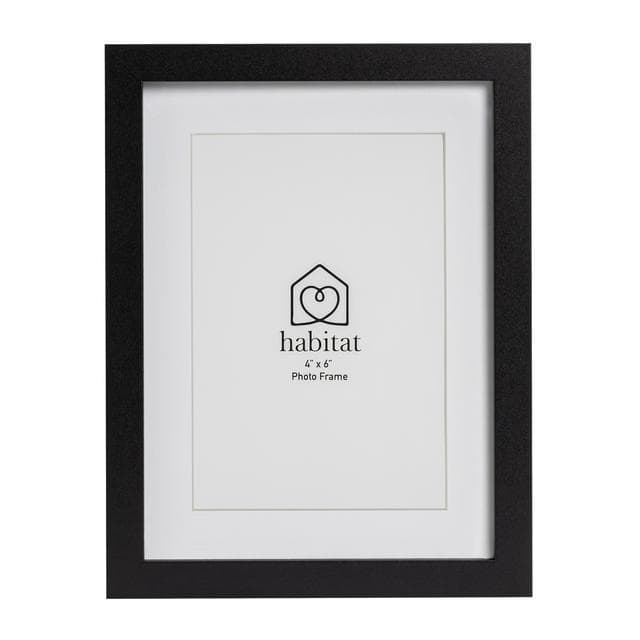 Habitat Single Mount Frame - Black -  4x6" - gallery image 1