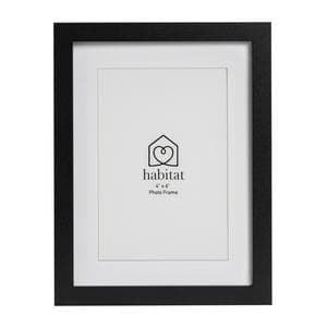 Habitat Single Mount Frame - Black -  4x6"