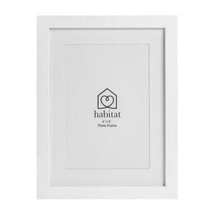 Habitat Single Mount Frame - White - 4x6"