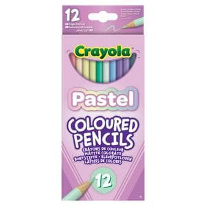 Crayola Pack of 12 Pastel Coloured Pencils