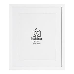 Habitat Single Mount Frame - White - 8x10"