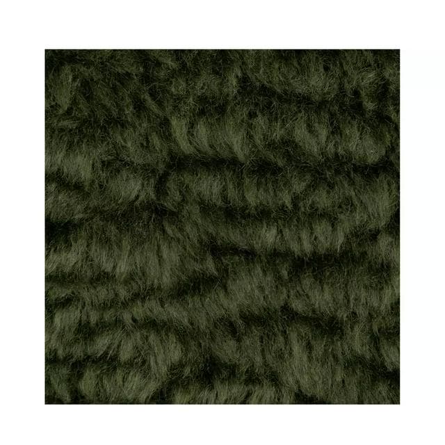 Habitat Shearling Cushion - Moss Green - 55x40cm - gallery image 4