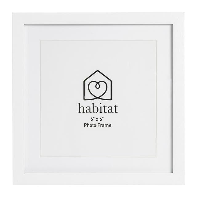 Habitat Single Mount Square - White - 6x6" - gallery image 1