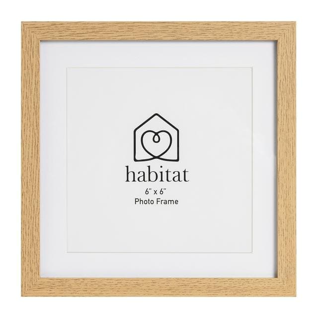 Habitat Single Mount Square - Oak - 6x6" - gallery image 1