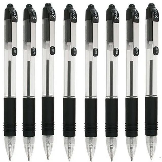 Zebra Z Grip Black Ink Ballpoint Pen - Pack of 8 - gallery image 2