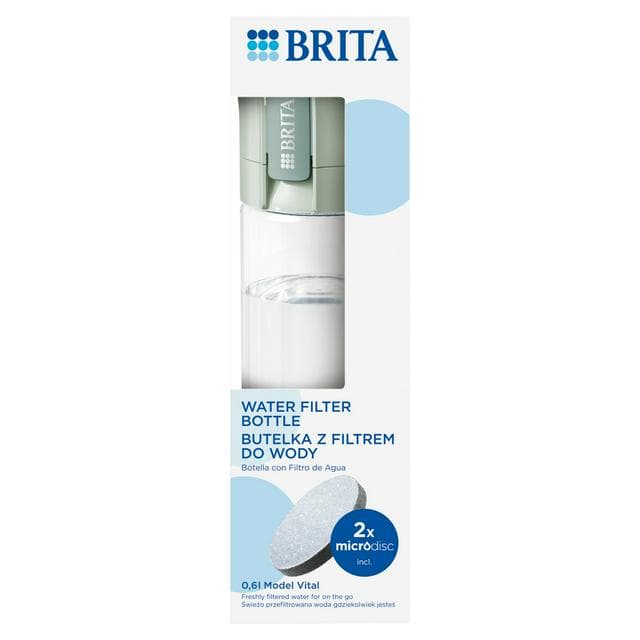 BRITA 600ml Water Filter Bottle - Light Green - gallery image 1