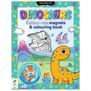 Colour Me Magnets Dinosaurs Book