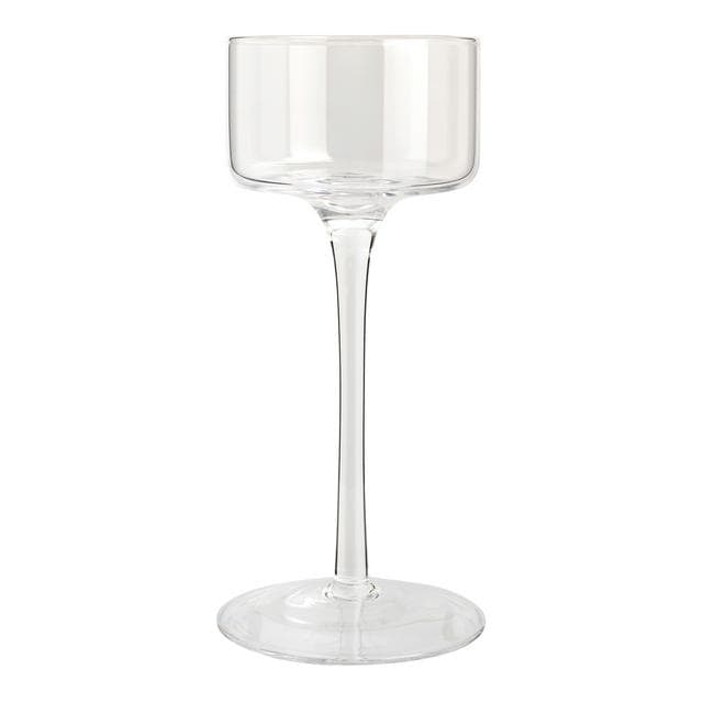 Habitat Medium Clear Long Stem Glass Pillar Holder - gallery image 1