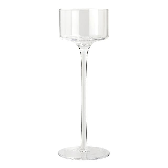 Habitat Large Clear Long Stem Glass Pillar Holder - gallery image 1