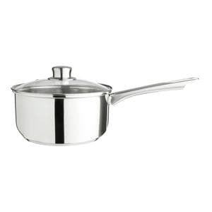 Sainsbury's Home 20cm Stainless Steel Saucepan