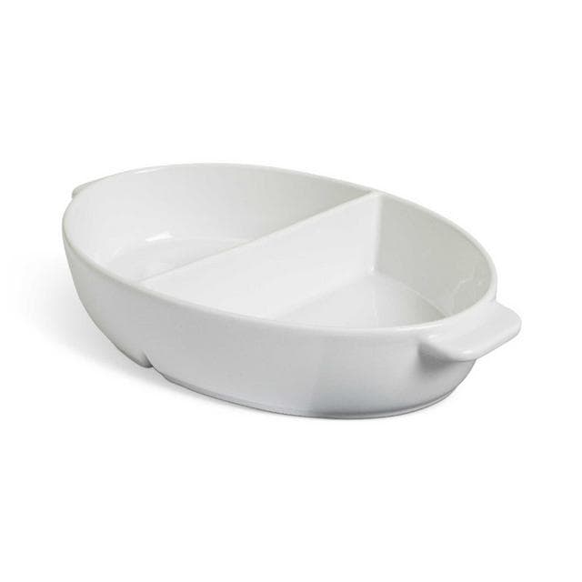 Habitat Riko Large Ceramic Divided Roaster - gallery image 1